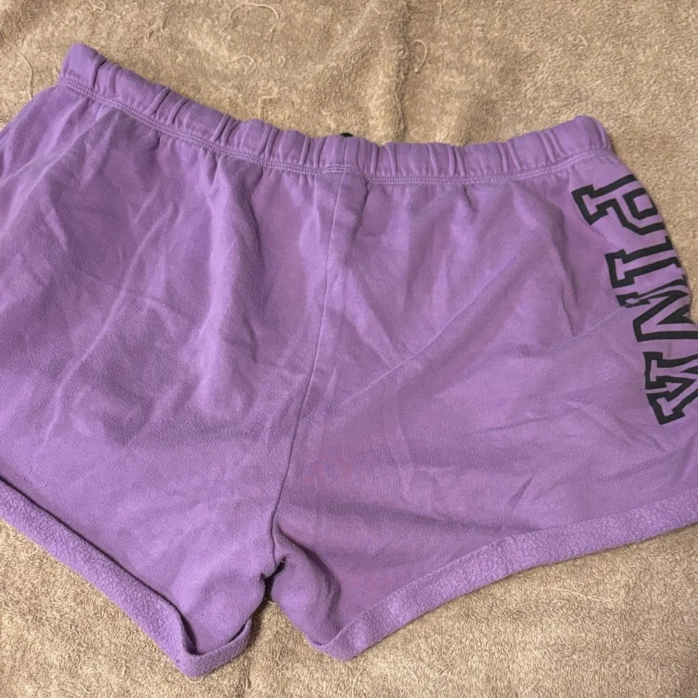 Vibrant Purple Women's Athletic Shorts - Picture 3 of 3